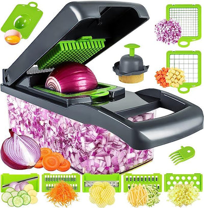 12-in-1 Vegetable Chopper & Slicer