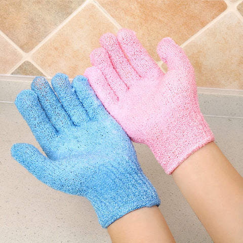 Candy Color Bath Towel Gloves