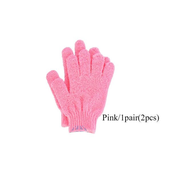 Candy Color Bath Towel Gloves