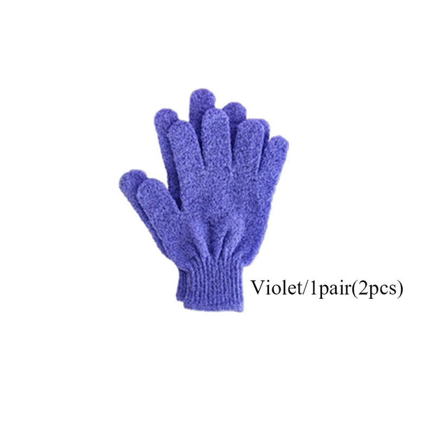 Candy Color Bath Towel Gloves