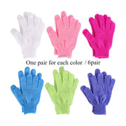 Candy Color Bath Towel Gloves