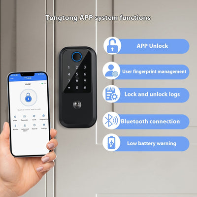 Smart Door Lock Card Electronic Password Entry Door