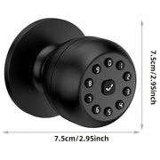 Door Locks, 1 Count Smart Door Knob with App/Keypad, Fingerprint Door Lock for Bedroom Door, Keyless Entry, Biometric Lock Great for Room, Garage, Office, Apartment, Summer Essentials